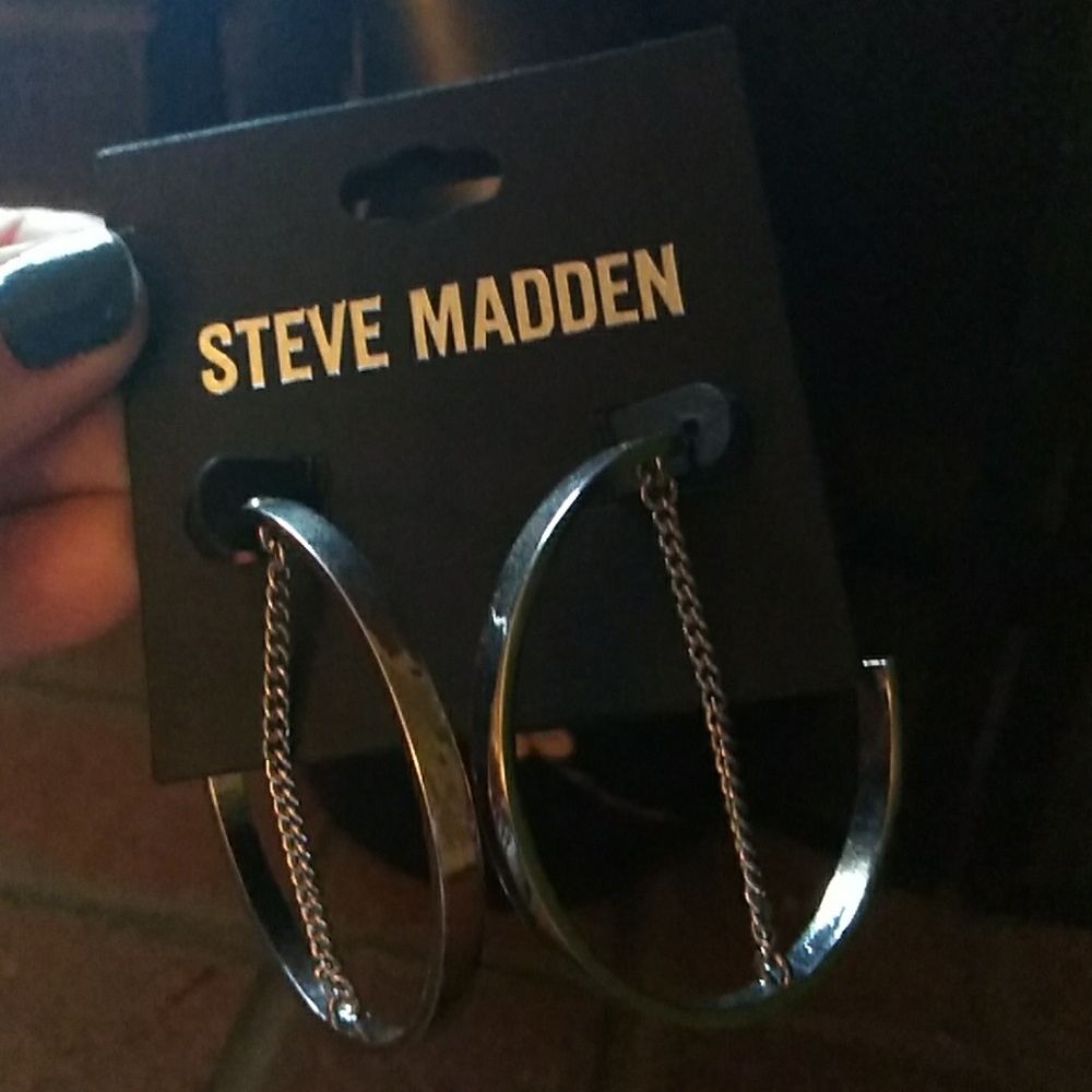 Brand New Steve Madden Hooped Earrings